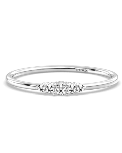 solitaire en or blanc