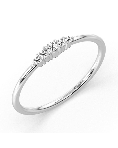 solitaire en or blanc