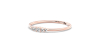 solitaire en or rose
