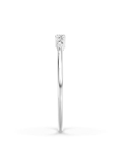 solitaire en or blanc