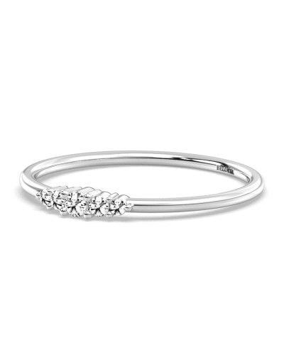 solitaire en or blanc