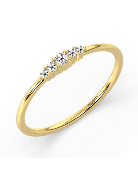 solitaire en or blanc 2