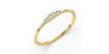 solitaire en or jaune