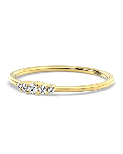 solitaire en or jaune