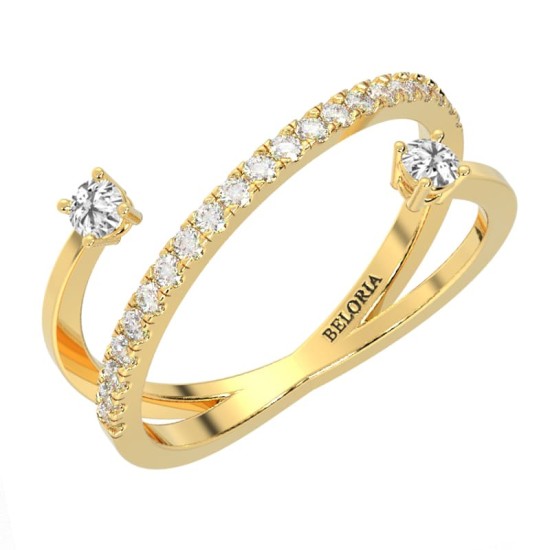Bague toi et moi diamants