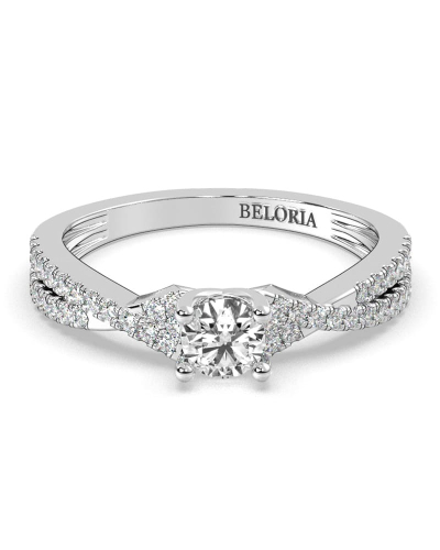 solitaire diamant accompagne