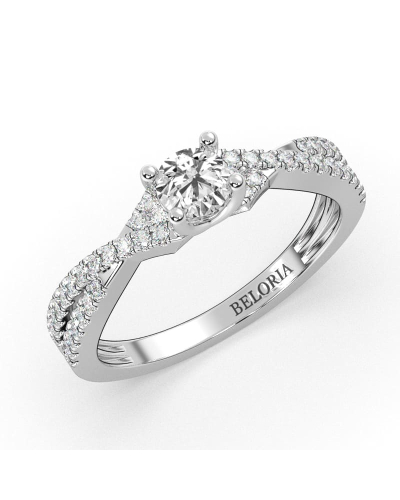 solitaire diamant accompagne