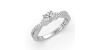solitaire diamant accompagne