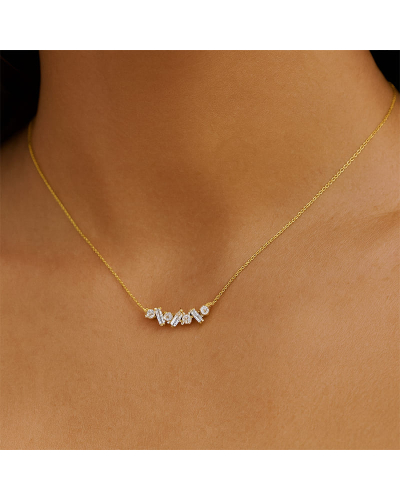 collier 7 diamants