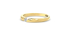 Bague diamant rond or jaune
