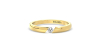 Bague diamant rond or jaune