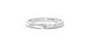 Bague diamant rond or blanc