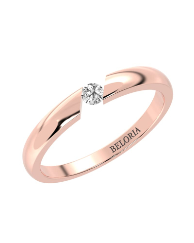 Bague diamant rond or jaune