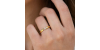 Bague diamant rond or jaune