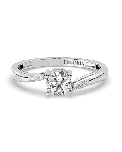 solitaire diamant accompagne