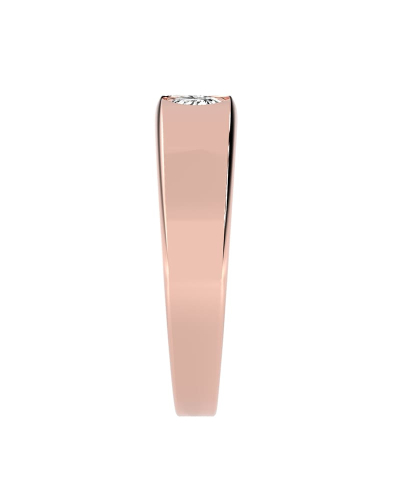 Alliance pour homme ou femme en Or blanc 18K et Diamants