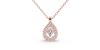 collier diamants poire