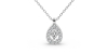 collier diamants poire