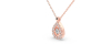 collier diamants poire