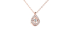 collier diamants poire