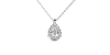 collier diamants poire
